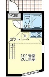 ユナイト日吉カッサーノの物件間取画像